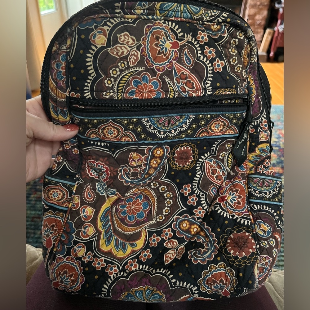 Vera Bradley Paisley Backpack Purse